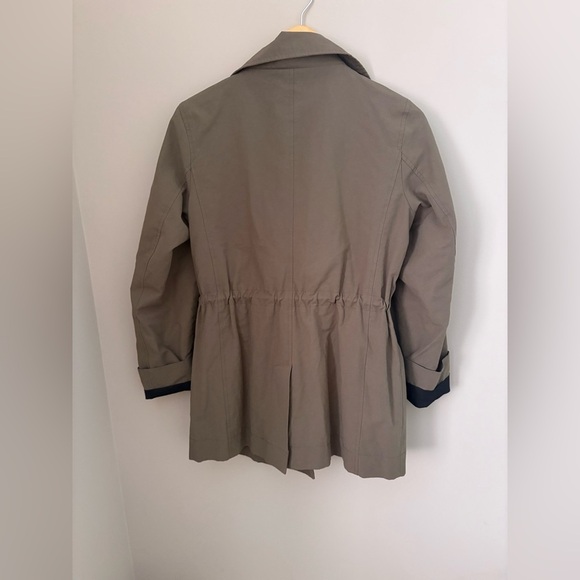 Ann Taylor LOFT Women's XS Olive Green Utility Jacket Water Resistant Casual - Picture 5 of 5